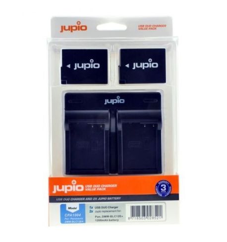 CARGADOR JUPIO DOBLE + 2 BATERIAS BLC12E