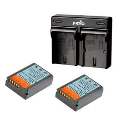 CARGADOR JUPIO DOBLE + 2 BATERIAS BLN1 P/OLYMPUS 2