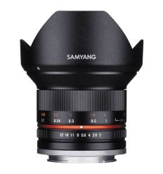SAMYANG 12mm F2.0 NCS CS (FUJI X) Negro