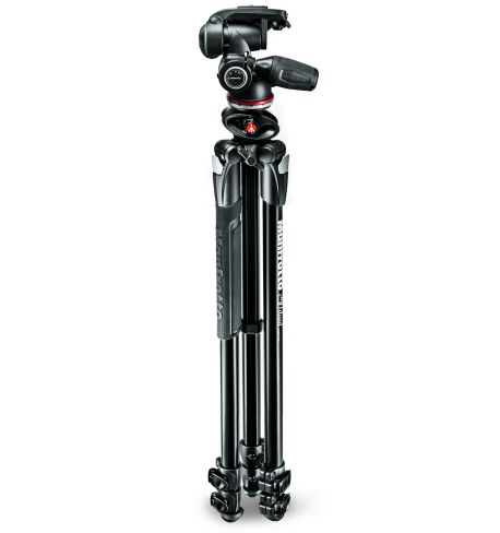 Manfrotto - Kit Trípode 290 Dual con rótula 3 way - Alum. 