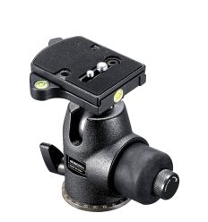 Manfrotto - Rótula de bola hidrostática 468MGRC4 con zapata rápida 410PL tipo RC4
