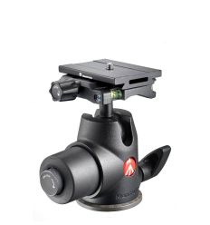 Manfrotto - Rótula de bola hidrostática 468MGQ6 con zapata rápida Q6PL tipo Q6