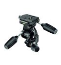 Manfrotto - Rótula 3 way estándar 808RC4 con zapata rápida 410PL tipo RC4