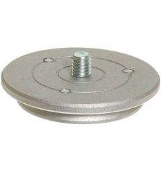 Manfrotto - Zapata para rótula cremallera 400. 13mm