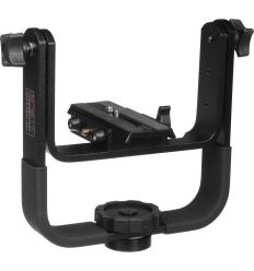 Manfrotto - Rótula para monópodes 393 para teleobjetivos