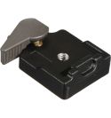 Manfrotto - Adaptador a zapata rápida rectangular 