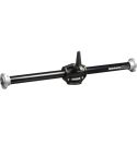 Manfrotto - Brazo horizontal accesorio con rosca 3/8" para montaje de dos rótulas 