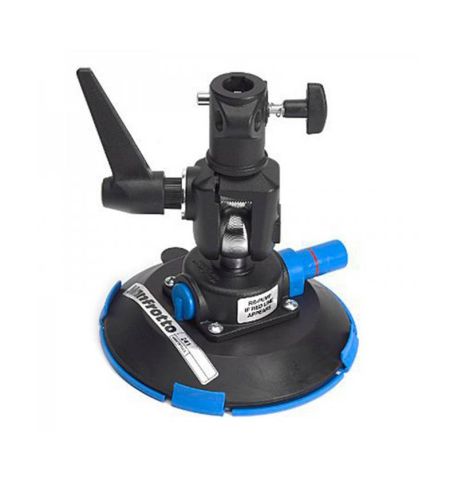Manfrotto - Ventosa con base plana con conector de 16mm orientable