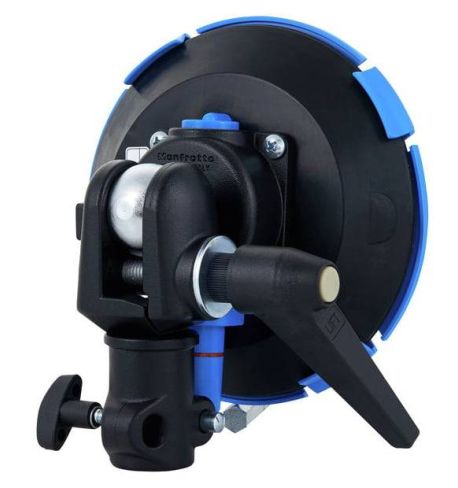 Manfrotto - Ventosa con base plana con conector de 16mm orientable
