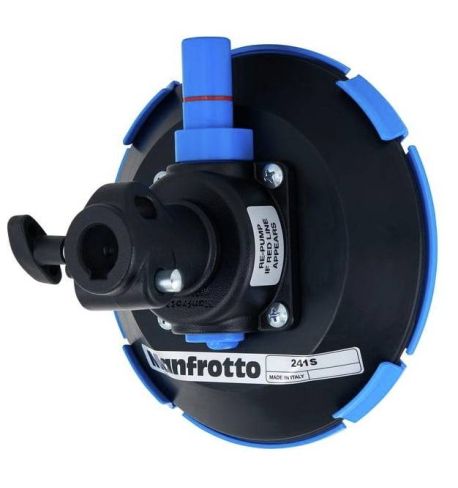 Manfrotto - Ventosa con base plana con conector de 16mm 