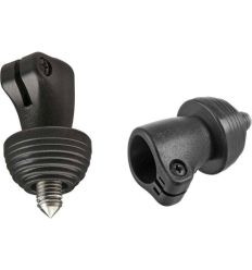 Manfrotto - Pie reversible goma/clavo para tubo 15,5mm juego de 3