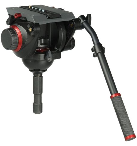 Manfrotto - Rótula video 509HD con zapata rápida 509PLONG. Semi esfera 100mm