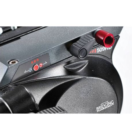 Manfrotto - Rótula video 509HD con zapata rápida 509PLONG. Semi esfera 100mm