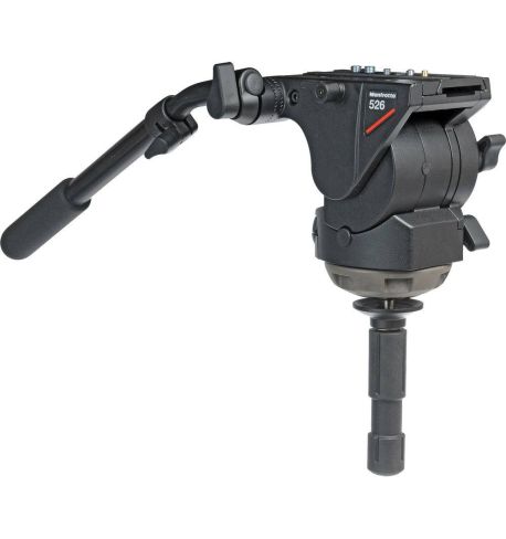 Manfrotto - Rótula video 526 con zapata rápida 357PLV. Semi esfera 100mm