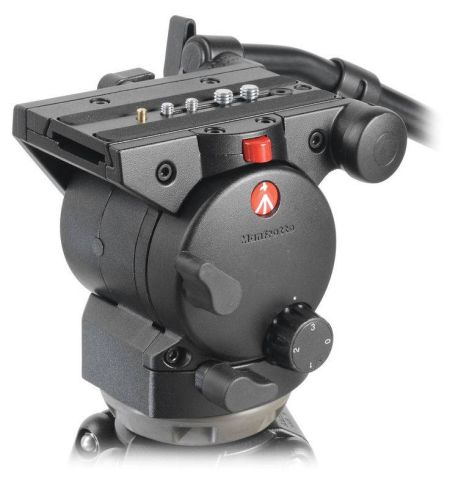 Manfrotto - Rótula video 526 con zapata rápida 357PLV. Semi esfera 100mm