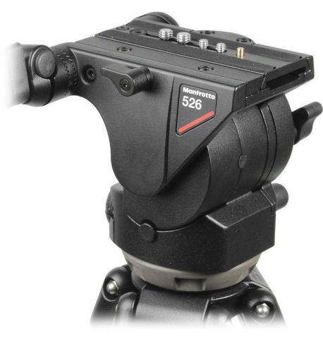 Manfrotto - Rótula video 526 con zapata rápida 357PLV. Semi esfera 100mm