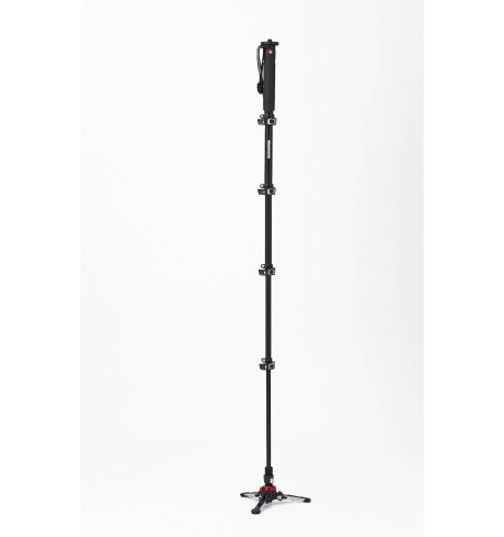 Manfrotto - Monópode video XPRO +. Aluminio 5 secciones. Base fluida 