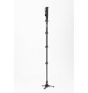Manfrotto - Monópode video XPRO +. Aluminio 5 secciones. Base fluida 
