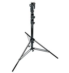 Manfrotto - Pie de estudio alta carga neumático 3 secciones. Altura 333cm. Negro 