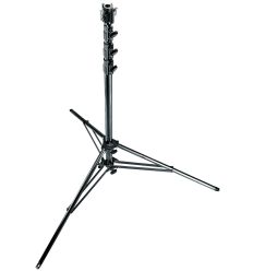 Manfrotto - Pie de estudio Súper. 4 secciones. Altura 477cm. Negro 