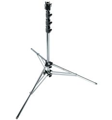 Manfrotto - Pie de estudio Súper. 4 secciones. Altura 477cm. Cromado 