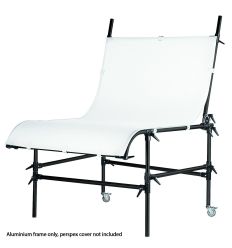 Manfrotto - Mesa de estudio para bodegones sin soporte en plástico. Negra