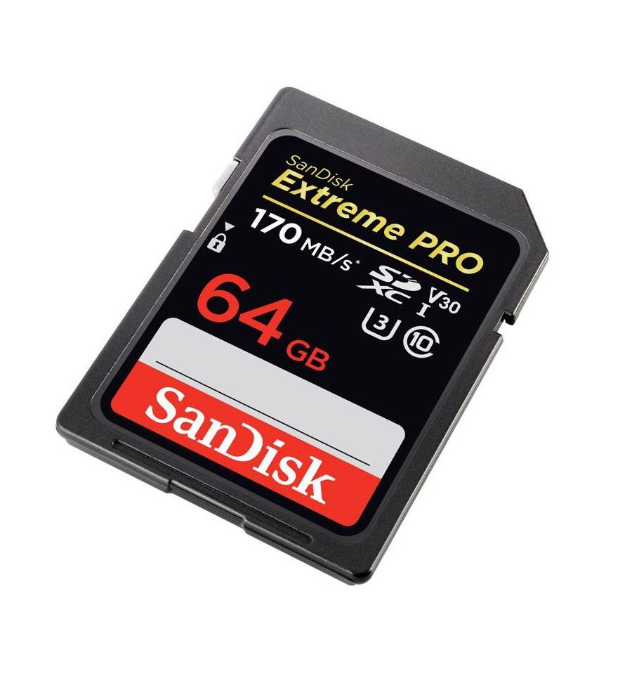SanDisk 64GB Extreme PRO UHS-I SDXC Memory Card 