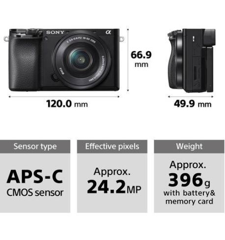 SONY A6100 + 16-50mm + 55-210mm ILCE6100YB (reserva producto)