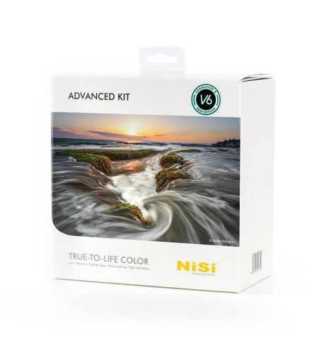 NiSi Kit Advance III 100mm: soporte V6, adaptadores, estuche, kit limpieza, polarizador, 2 x graduado, 3 x IR-ND, 1xNN
