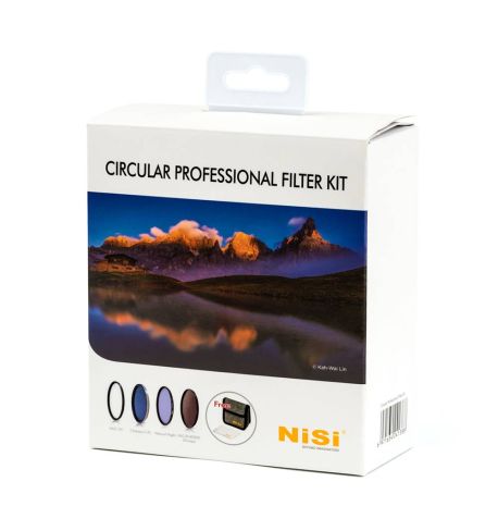 NiSi Kit Professional de filtros circulares 77mm (UV HUC, Polarizador HUC, Natural Night, IR ND 1000, estuche)