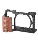 SmallRig Cage para Sony A6000/6300 con grip de madera 2082