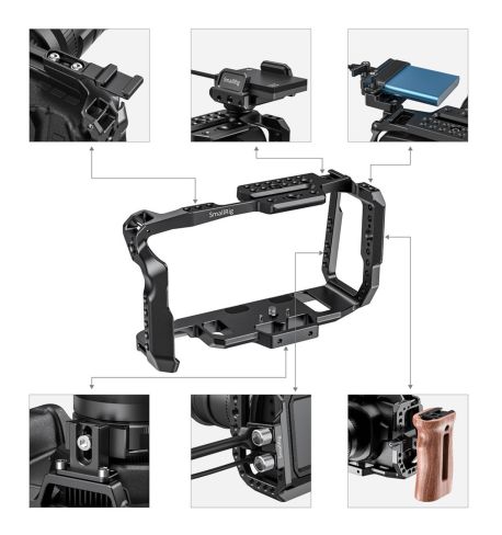 SmallRig Cage para Blackmagic Design Pocket Cinema Camera 4K y 6K 2203