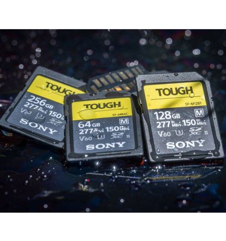 SONY TOUGH 64 GB 277MB/S UHS-II V60 IP68 (SF-M64T)
