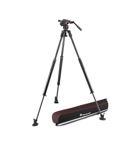 Kit video con trípode carbono Fast 635 + rótula Nitrotech 608 (MVK608SNGFC)