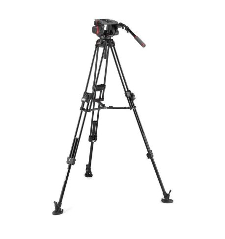 Kit video c/trípode aluminio Fast 645 + rótula 509HD. Estab. central (MVK509TWINFA)