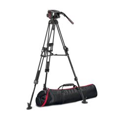 Kit video c/trípode aluminio Fast 645 + rótula 509HD. Estab. central (MVK509TWINFA)