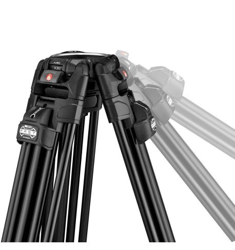 Kit video c/trípode aluminio Fast 645 + rótula 509HD. Estab. central (MVK509TWINFA)