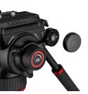 Manfrotto - Rótula de video fluida 504X con base plana