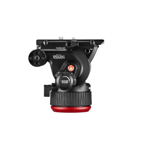 Manfrotto - Rótula de video fluida 504X con base plana