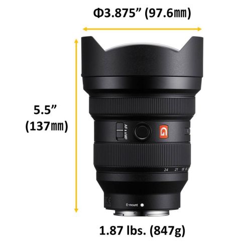 SONY 12-24mm f/2.8 GMaster (SEL1224GM) FE  **Reserva de producto**