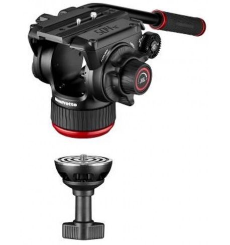 Manfrotto Kit trípode vídeo PRO Twin aluminio + rótula 504X (MVK504XTWINGA)
