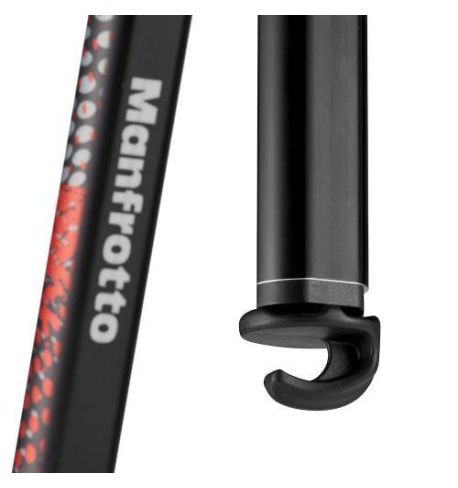 Manfrotto Trípode Element MII Alum. Rojo (MKELMII4RD-BH)