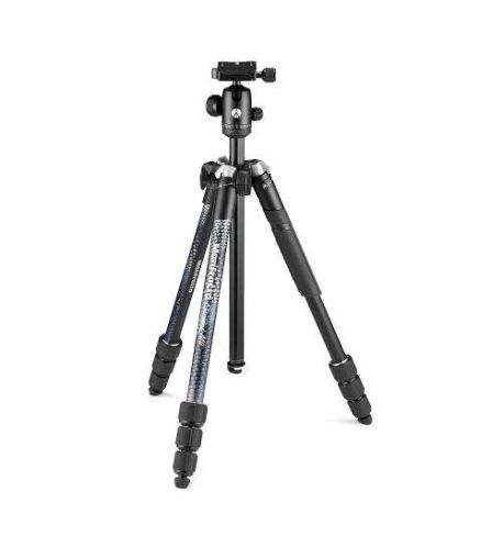 Manfrotto Trípode Element MII Mobile BT Alu Negro + pinza Smartphone y remoto Bluetooth. (MKELMII4BMB-BH)