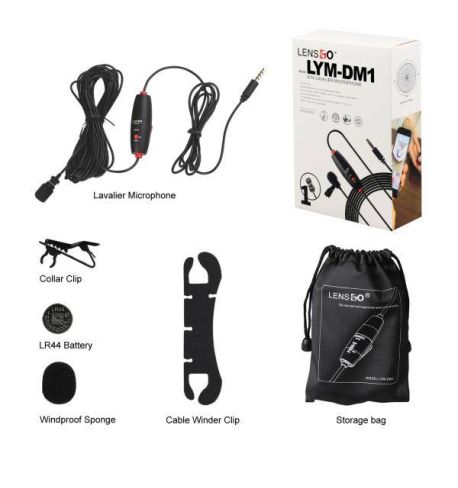 LENSGO Micrófono Lavalier DM1 310201