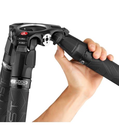 Trípode de Fibra de Carbono Manfrotto 635 Fast Single (MVTSNGFC)