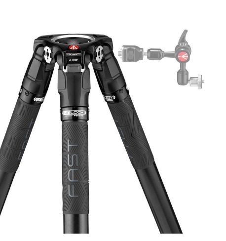 Trípode de Fibra de Carbono Manfrotto 635 Fast Single (MVTSNGFC)