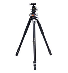 VEO 3+ 263AB - Trípode de aluminio, rótula de bola y columna central multiángulo
