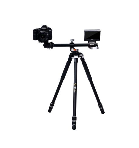 VEO 3+ 263AB - Trípode de aluminio, rótula de bola y columna central multiángulo
