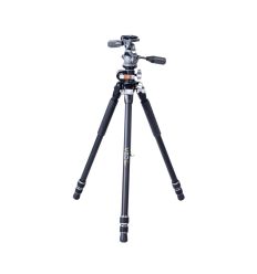 VEO 3+ 263AP - Trípode de aluminio, rótula de 3 vías y columna central multiángulo