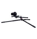 VEO 3+ 263AP - Trípode de aluminio, rótula de 3 vías y columna central multiángulo